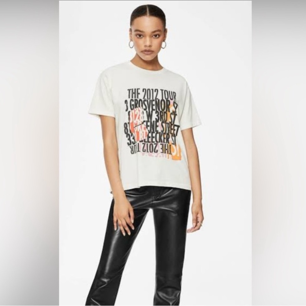 Anine Bing Classic White Cotton Tee